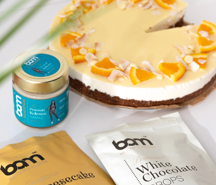 kokosov cheesecake