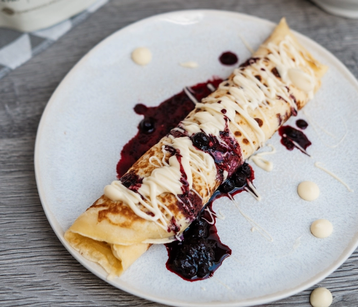 palacinke z belo cokolado
