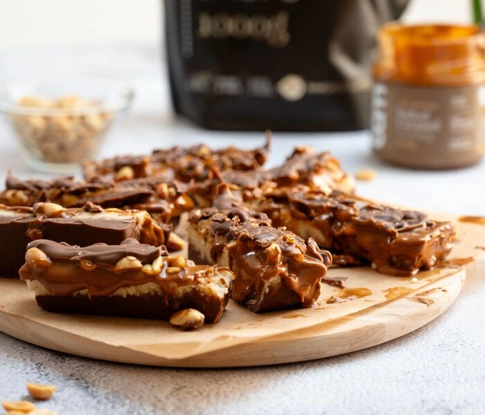 domac snickers - enostavna sladica brez peke
